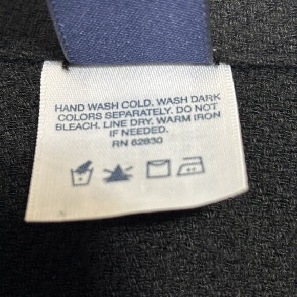 Lands End Wool Blend Cardigan Jacket Sz 10 Cottage Granny Lagenlook Minimalist - Picture 3 of 9